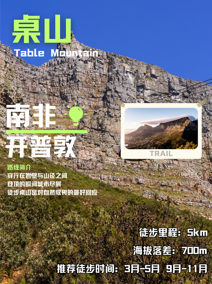 南非开普敦桌山海报