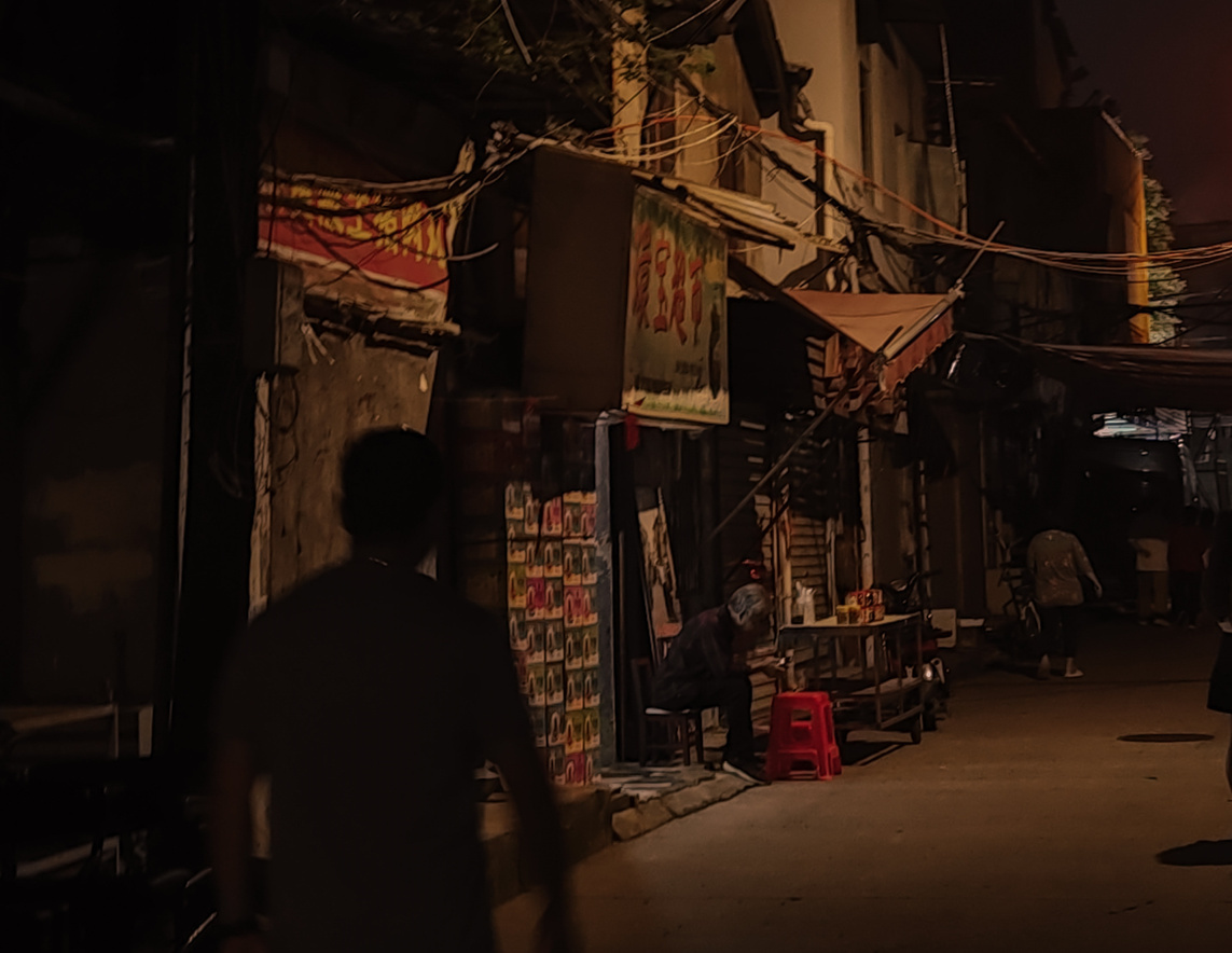 街道夜景摄影作品